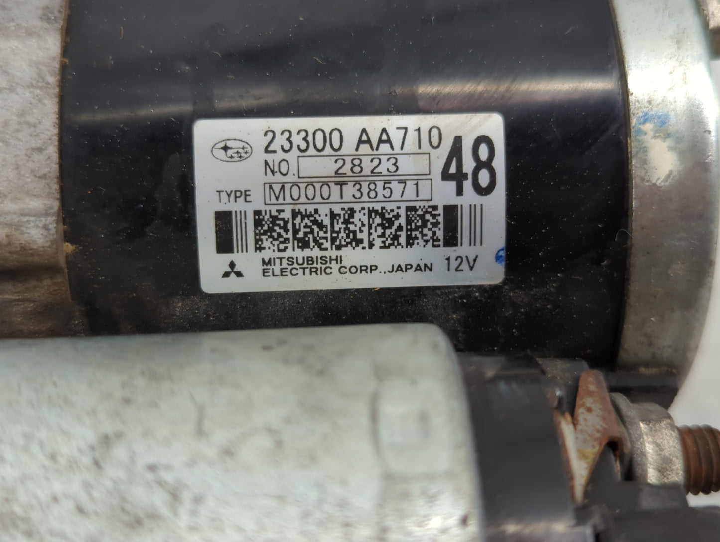 2012-2016 Subaru Impreza Car Starter Motor Solenoid OEM P/N:23300 AA710 Fits OEM Used Auto Parts - Oemusedautoparts1.com