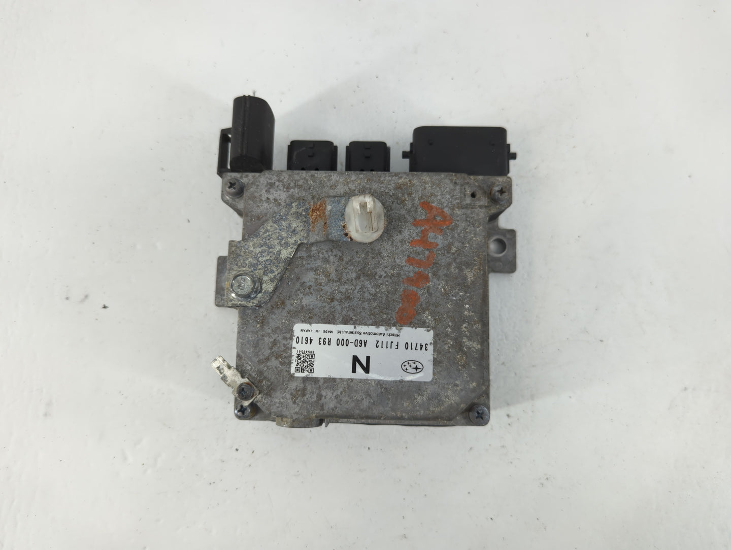 2014 Subaru Impreza PCM Engine Control Computer ECU ECM PCU OEM P/N:A6D-000 R93 4610 34710 FJ112 Fits OEM Used Auto Parts - 