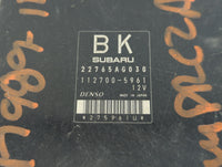 2014 Subaru Impreza PCM Engine Control Computer ECU ECM PCU OEM P/N:22765AG030 Fits OEM Used Auto Parts - Oemusedautoparts1.