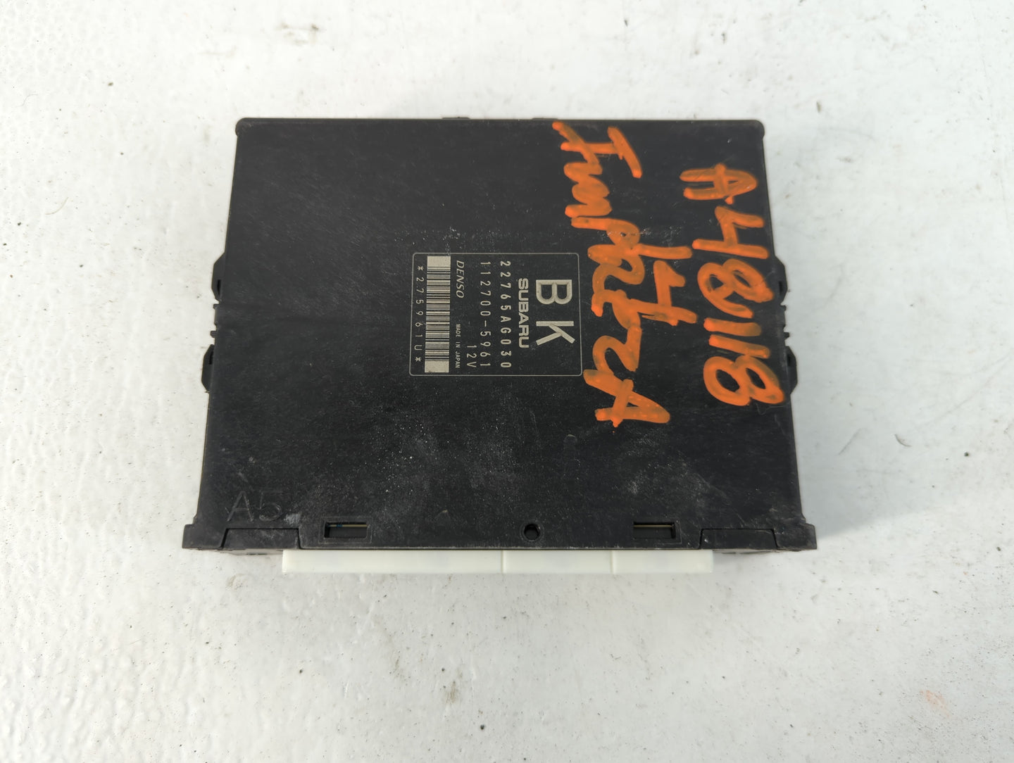 2014 Subaru Impreza PCM Engine Control Computer ECU ECM PCU OEM P/N:22765AG030 Fits OEM Used Auto Parts - Oemusedautoparts1.