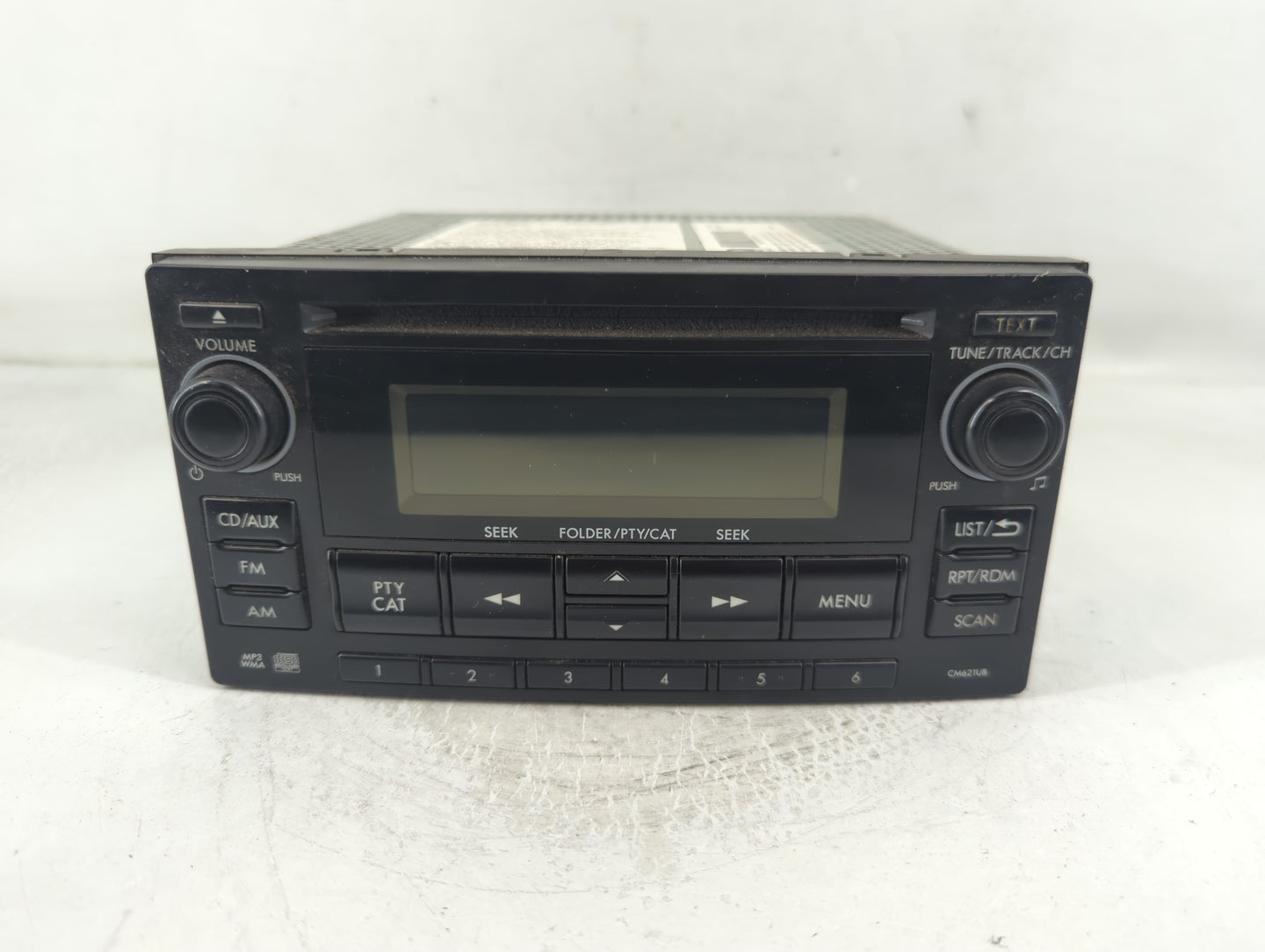 2014 Subaru Impreza Radio AM FM Cd Player Receiver Replacement Fits OEM Used Auto Parts - Oemusedautoparts1.com
