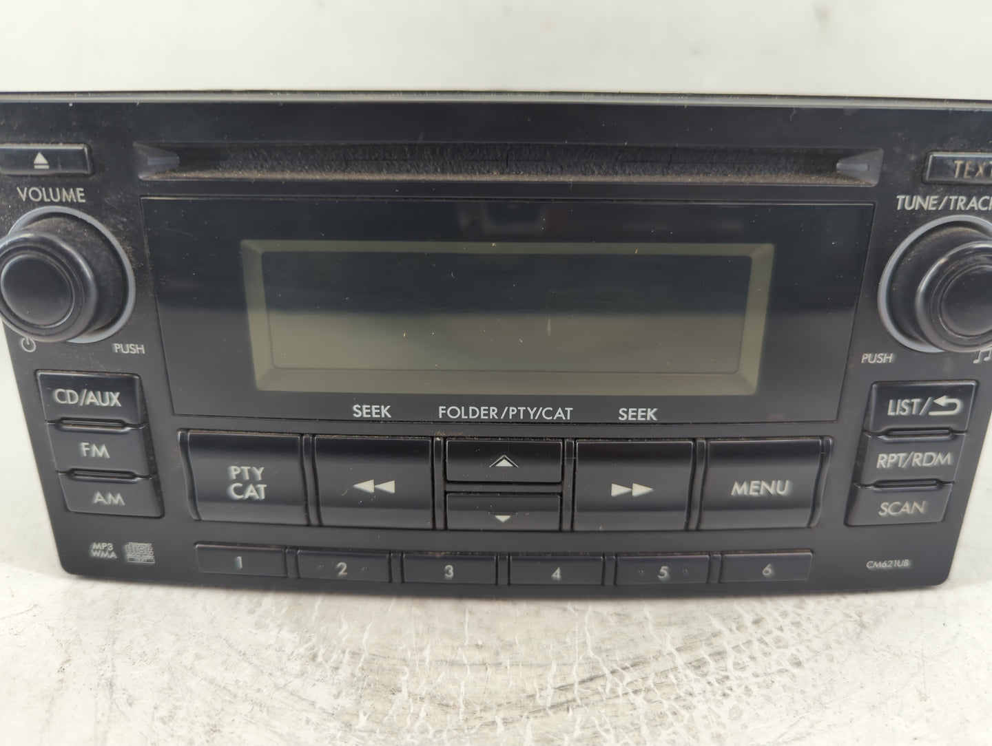 2014 Subaru Impreza Radio AM FM Cd Player Receiver Replacement Fits OEM Used Auto Parts - Oemusedautoparts1.com