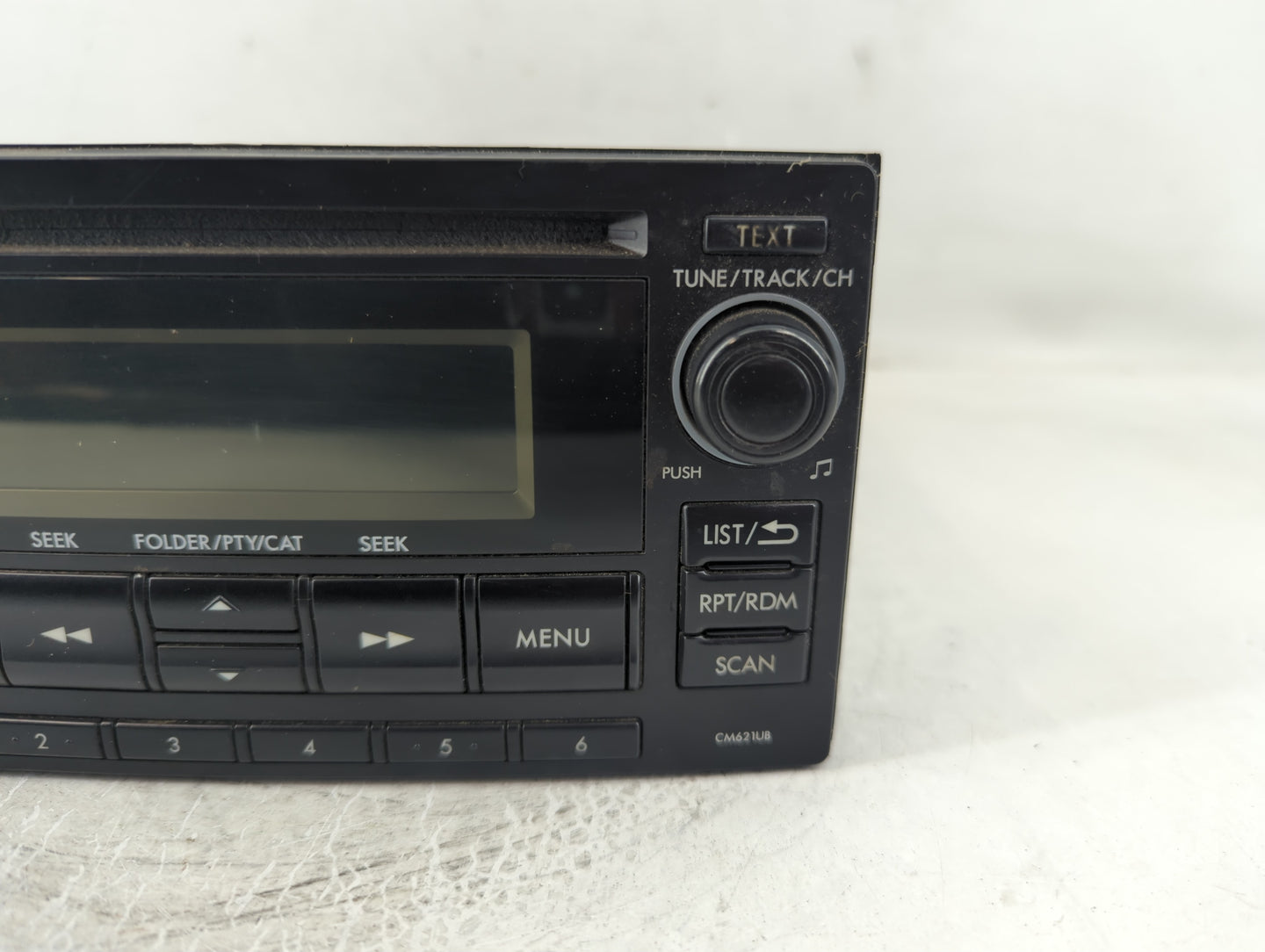 2014 Subaru Impreza Radio AM FM Cd Player Receiver Replacement Fits OEM Used Auto Parts - Oemusedautoparts1.com