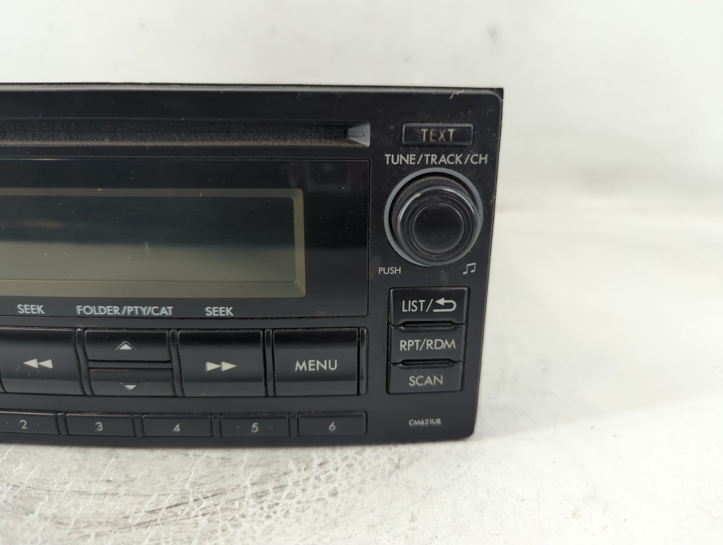 2014 Subaru Impreza Radio AM FM Cd Player Receiver Replacement Fits OEM Used Auto Parts - Oemusedautoparts1.com