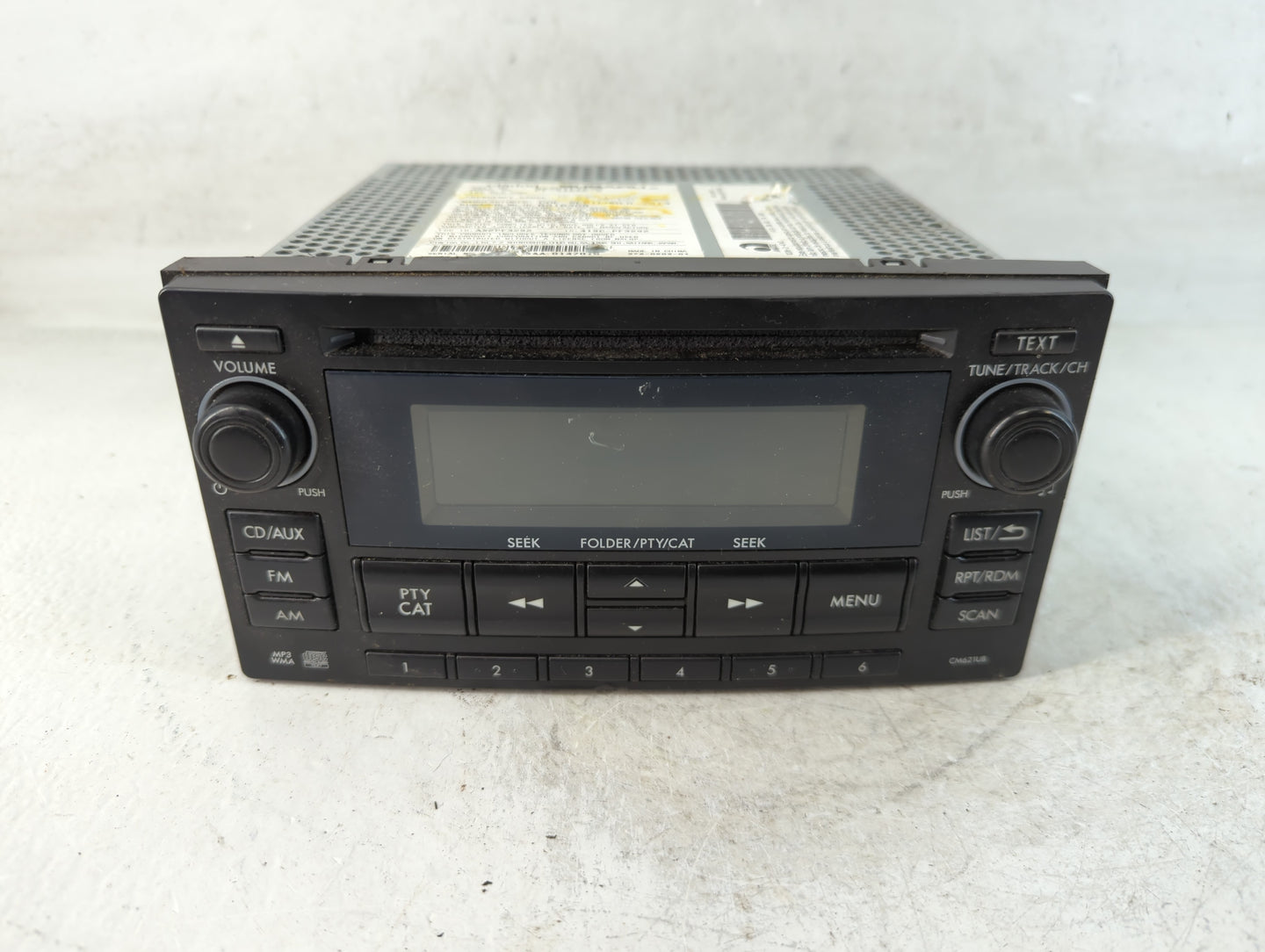 2012-2014 Subaru Impreza Radio AM FM Cd Player Receiver Replacement P/N:86201FJ620 Fits Fits 2012 2013 2014 OEM Used Auto Pa