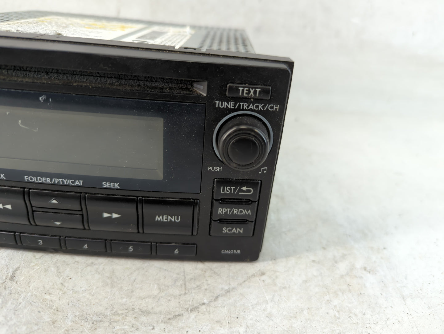 2012-2014 Subaru Impreza Radio AM FM Cd Player Receiver Replacement P/N:86201FJ620 Fits Fits 2012 2013 2014 OEM Used Auto Pa
