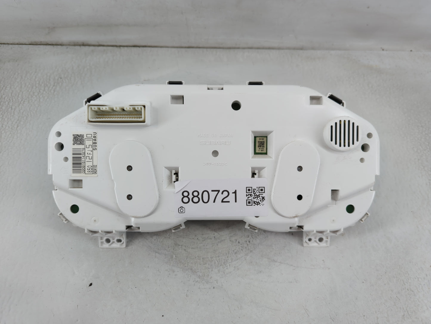 2014 Subaru Impreza Instrument Cluster Speedometer Gauges P/N:0209161143278 85012FJ510 Fits OEM Used Auto Parts - Oemusedaut