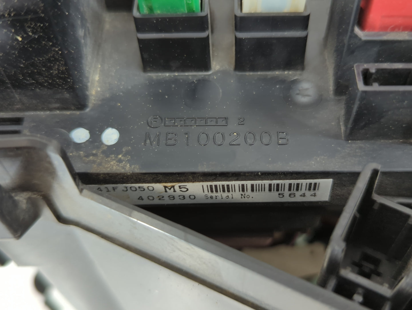 2012-2014 Subaru Impreza Fusebox Fuse Box Panel Relay Module P/N:MB100200B Fits Fits 2012 2013 2014 OEM Used Auto Parts - Oe