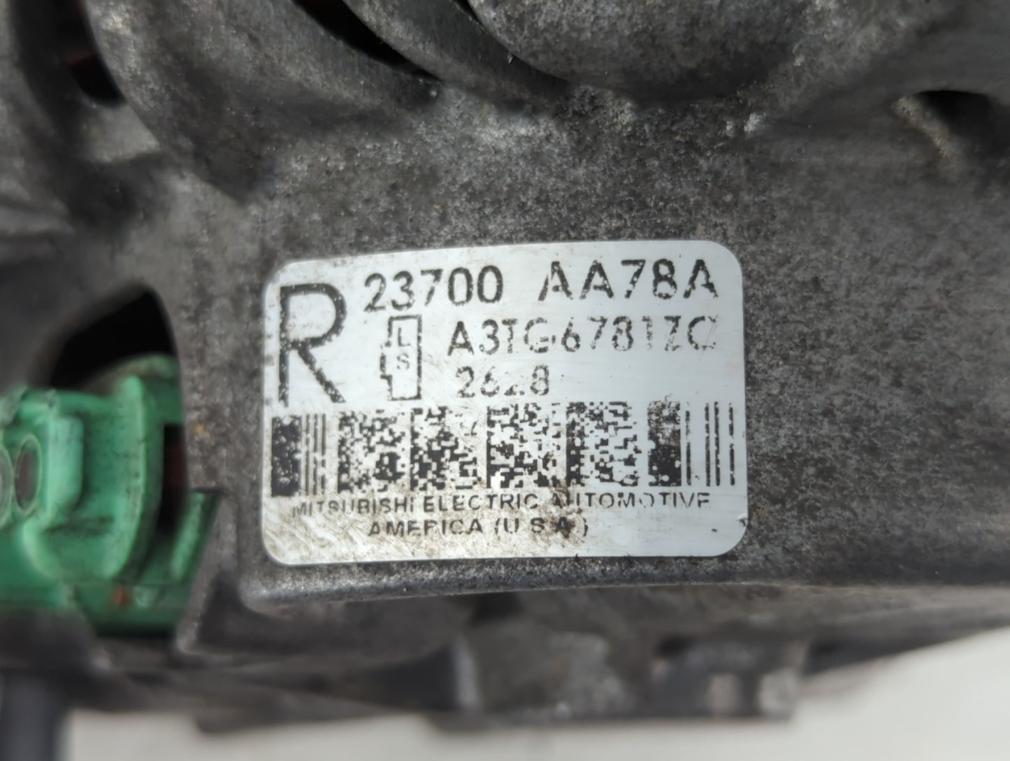 2013-2014 Subaru Legacy Alternator Replacement Generator Charging Assembly Engine OEM P/N:23700 AA78A Fits Fits 2013 2014 OE