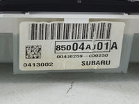 2013-2014 Subaru Legacy Instrument Cluster Speedometer Gauges P/N:85004AJ01A Fits Fits 2013 2014 OEM Used Auto Parts - Oemus