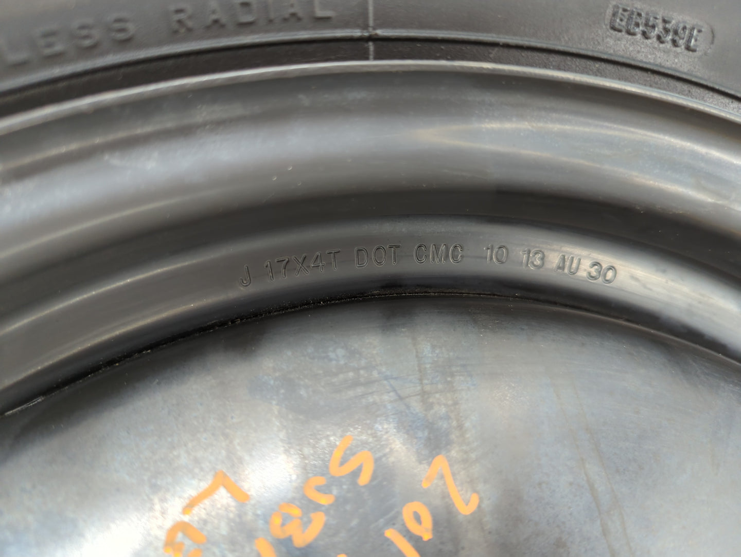 2010-2014 Subaru Legacy Spare Donut Tire Wheel Rim Oem - Oemusedautoparts1.com