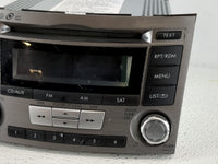 2014 Subaru Legacy Radio AM FM Cd Player Receiver Replacement P/N:86201AJ61A Fits OEM Used Auto Parts - Oemusedautoparts1.co
