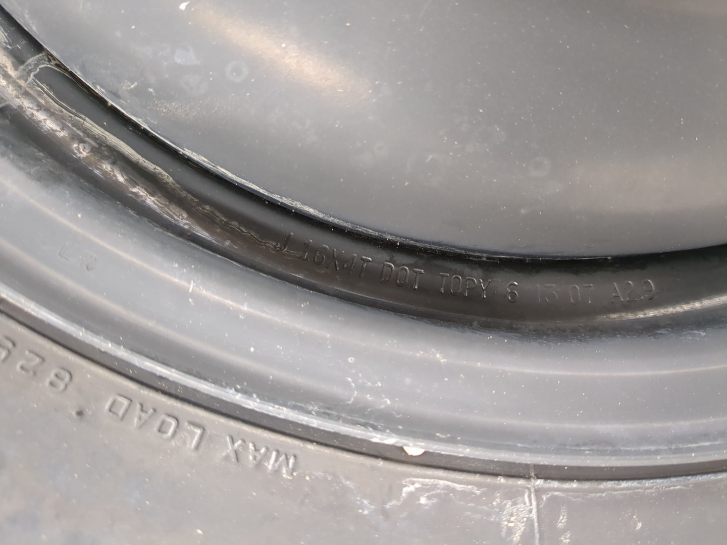 2010-2014 Subaru Legacy Spare Donut Tire Wheel Rim Oem - Oemusedautoparts1.com