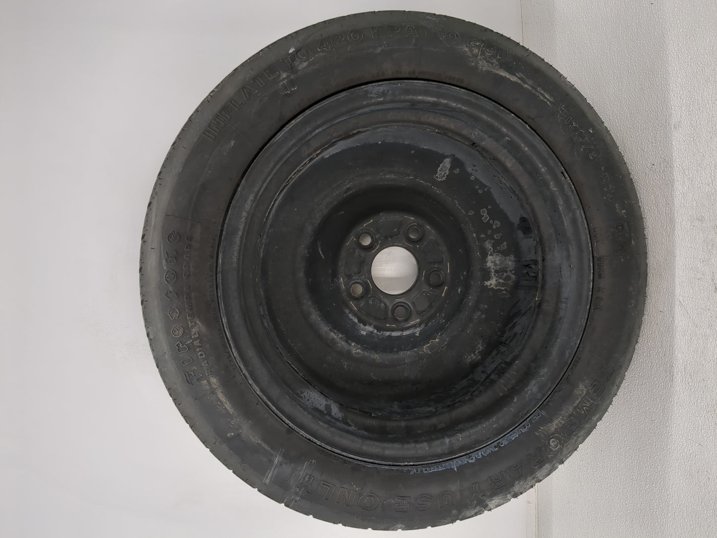 2010-2014 Subaru Legacy Spare Donut Tire Wheel Rim Oem - Oemusedautoparts1.com