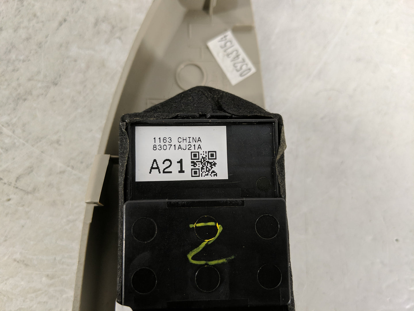 2013-2014 Subaru Legacy Master Power Window Switch Replacement Driver Side Left P/N:83071AJ21A 1163 Fits Fits 2013 2014 OEM 