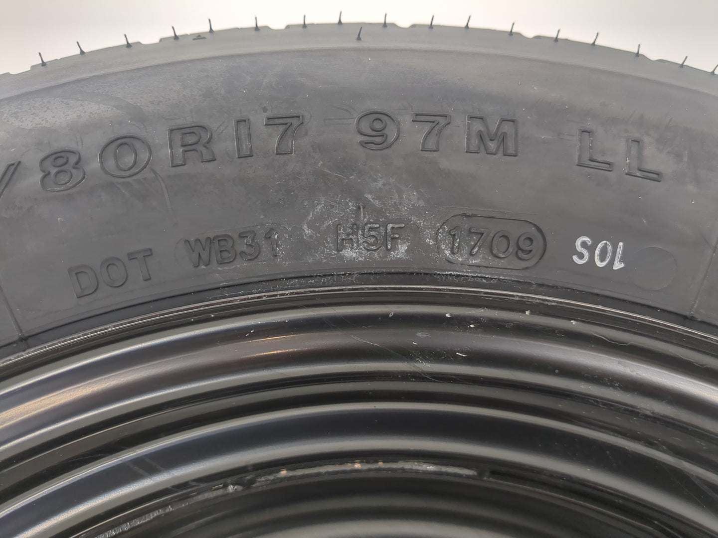 2010-2014 Subaru Legacy Spare Donut Tire Wheel Rim Oem - Oemusedautoparts1.com