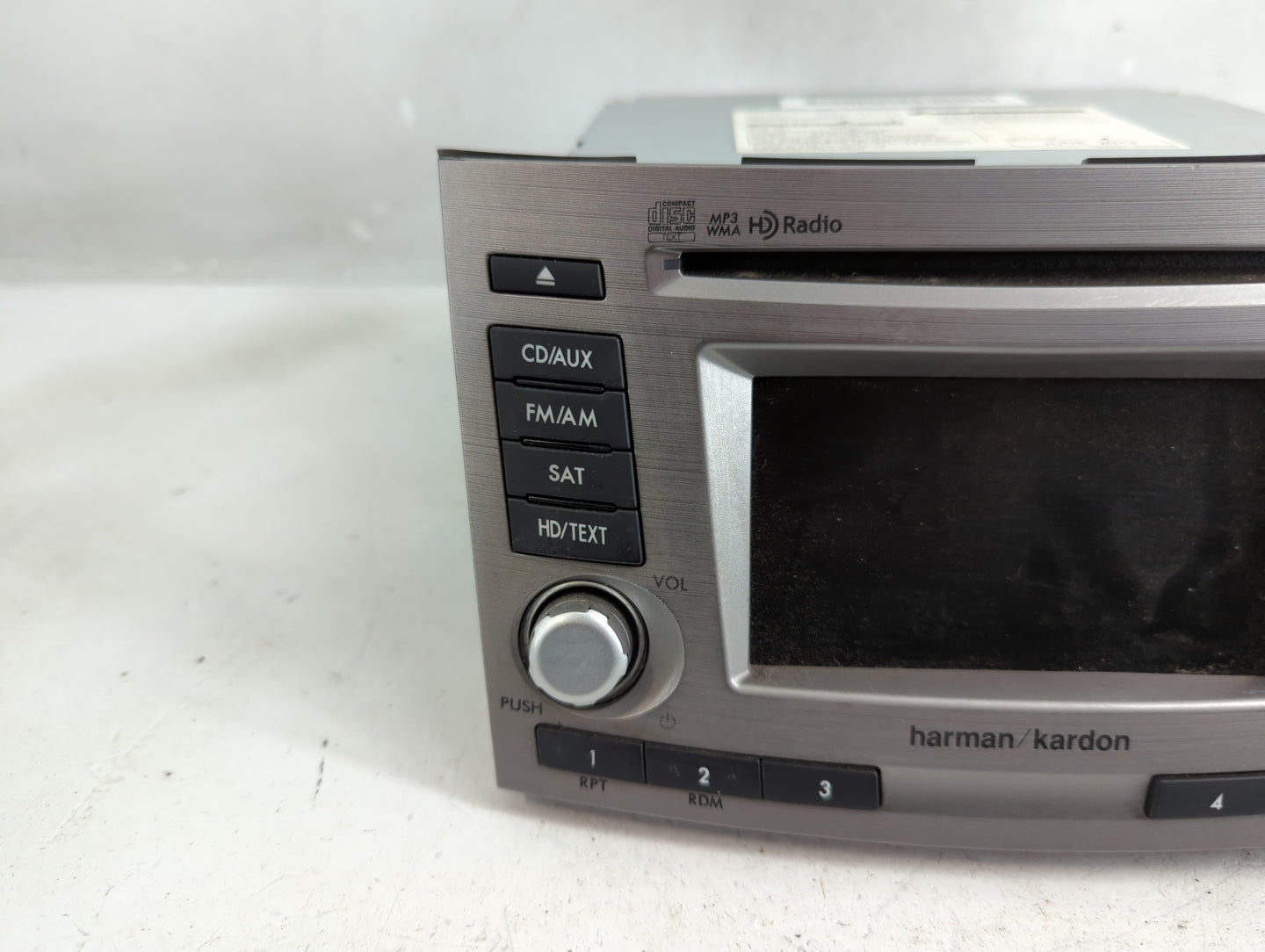 2012-2014 Subaru Legacy Radio AM FM Cd Player Receiver Replacement P/N:86201AJ65A Fits Fits 2012 2013 2014 OEM Used Auto Par