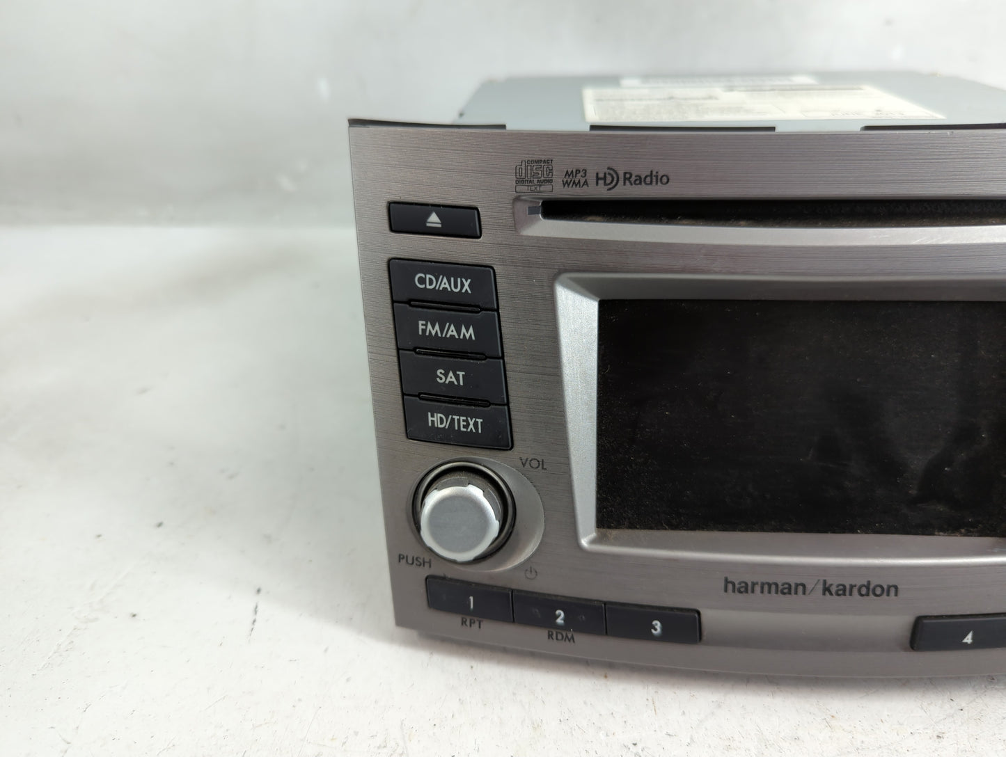 2012-2014 Subaru Legacy Radio AM FM Cd Player Receiver Replacement P/N:86201AJ65A Fits Fits 2012 2013 2014 OEM Used Auto Par