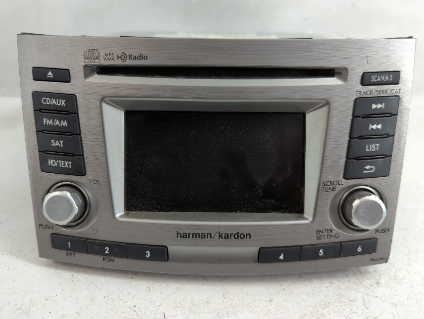 2012-2014 Subaru Legacy Radio AM FM Cd Player Receiver Replacement P/N:86201AJ65A Fits Fits 2012 2013 2014 OEM Used Auto Par