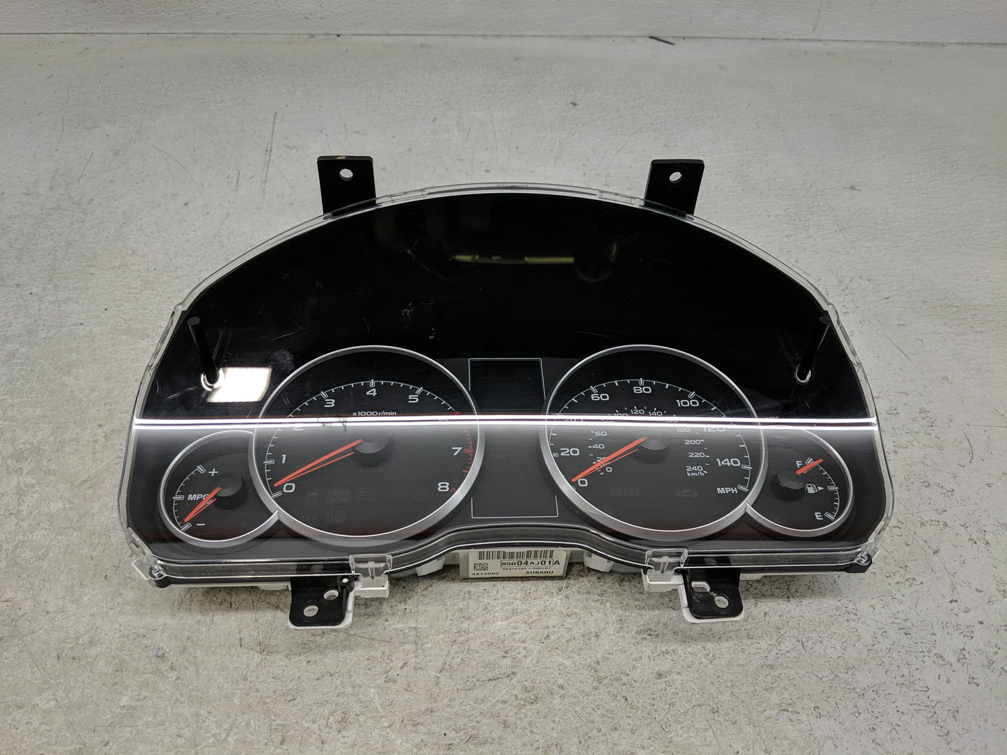 2013-2014 Subaru Legacy Instrument Cluster Speedometer Gauges P/N:85004AJ01A Fits Fits 2013 2014 OEM Used Auto Parts - Oemus