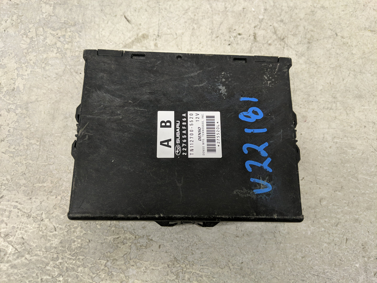 2014 Subaru Legacy PCM Engine Control Computer ECU ECM PCU OEM P/N:TN112700-5520 22765AF86A Fits OEM Used Auto Parts - Oemus