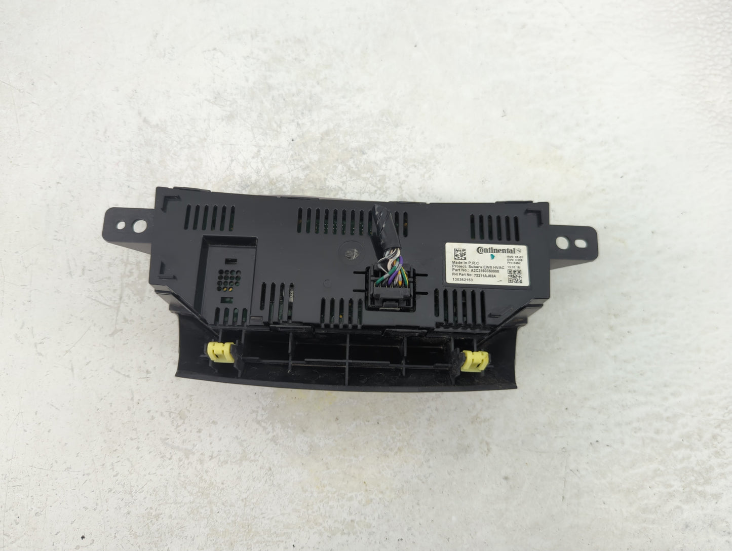 2010-2014 Subaru Legacy Climate Control Module Temperature AC/Heater Replacement P/N:A2C3160350000 Fits OEM Used Auto Parts 