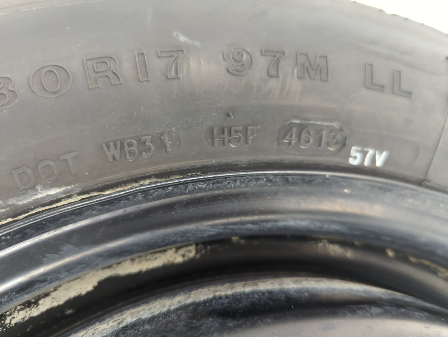 2010-2014 Subaru Legacy Spare Donut Tire Wheel Rim Oem - Oemusedautoparts1.com