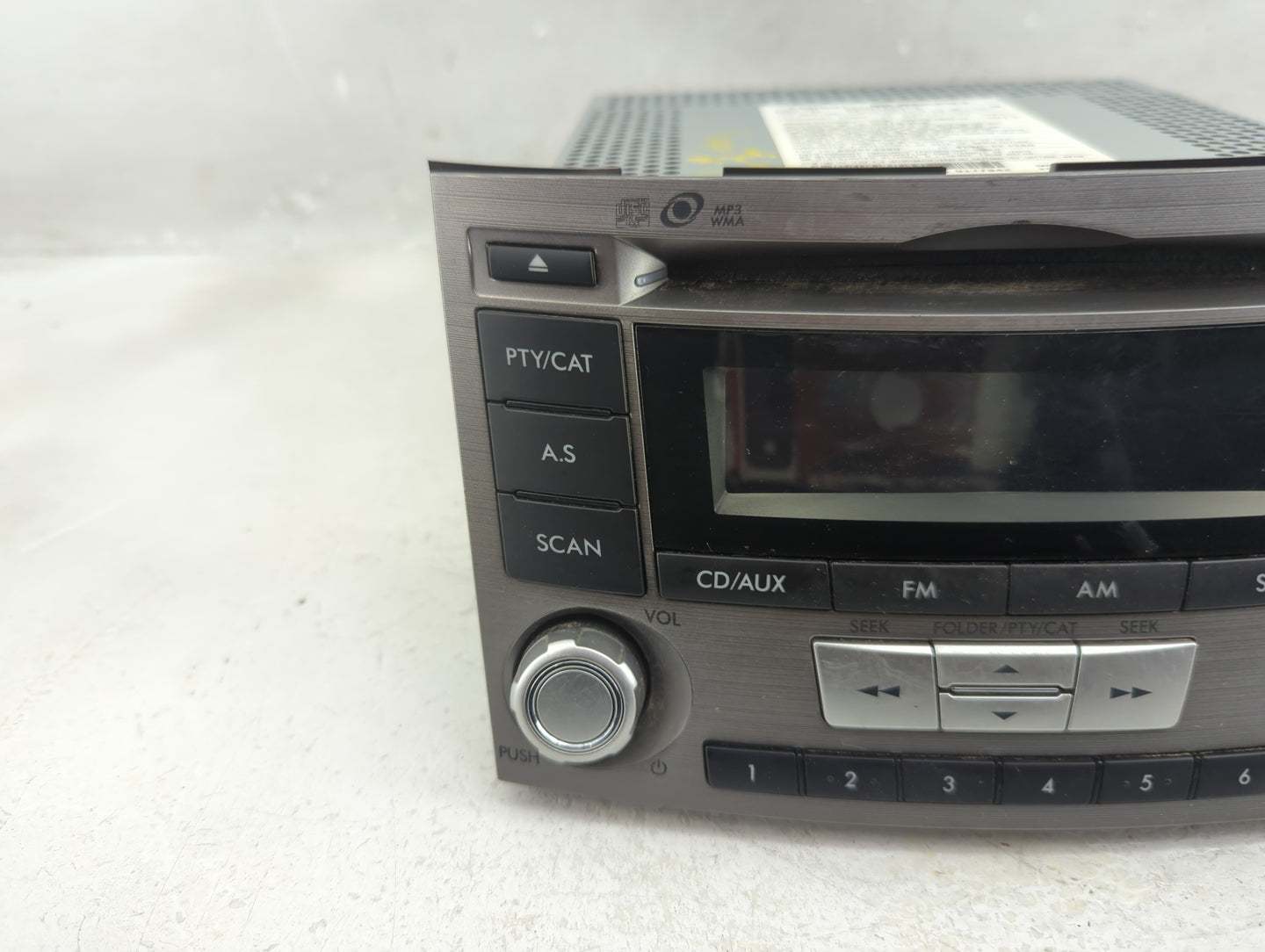 2012-2014 Subaru Legacy Radio AM FM Cd Player Receiver Replacement P/N:86201AJ61A Fits Fits 2012 2013 2014 OEM Used Auto Par