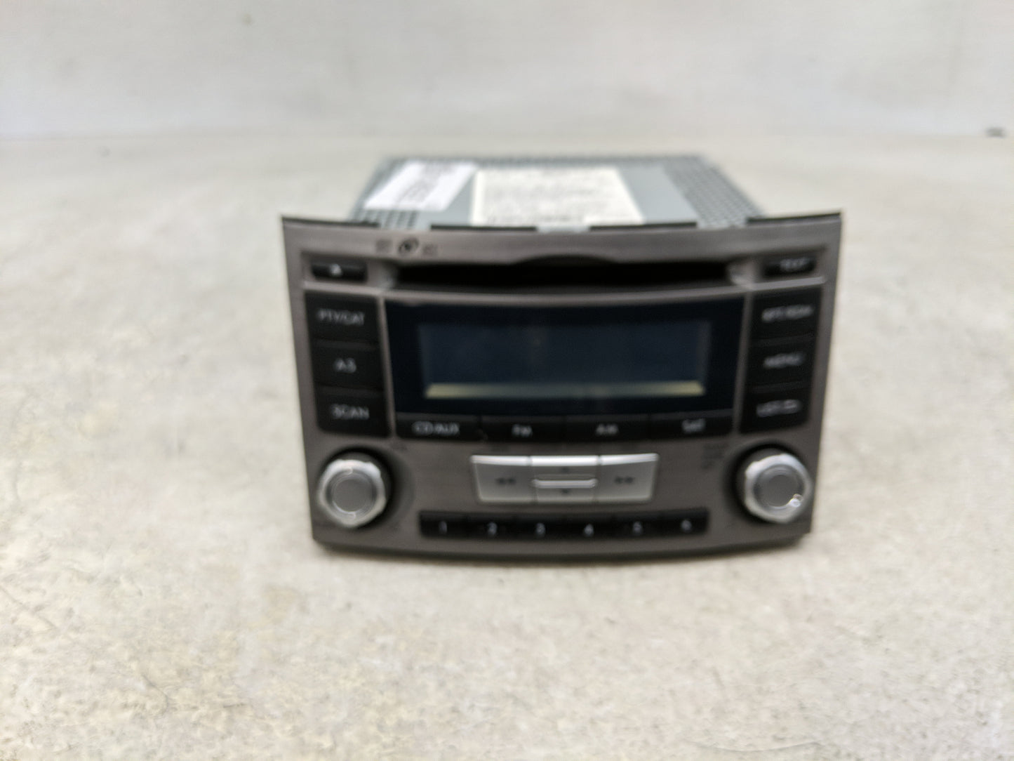 2012-2014 Subaru Legacy Radio AM FM Cd Player Receiver Replacement P/N:86201AJ61A Fits Fits 2012 2013 2014 OEM Used Auto Par
