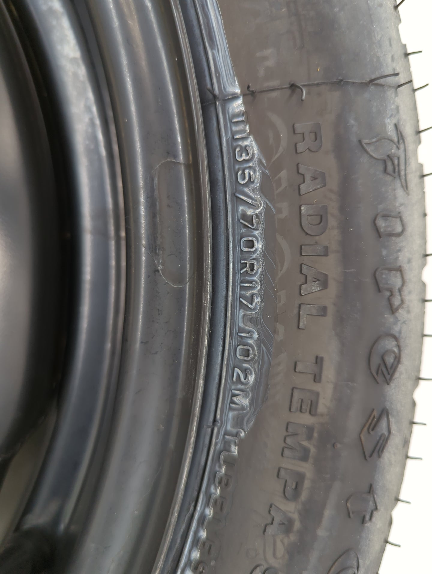 2010-2014 Subaru Legacy Spare Donut Tire Wheel Rim Oem - Oemusedautoparts1.com