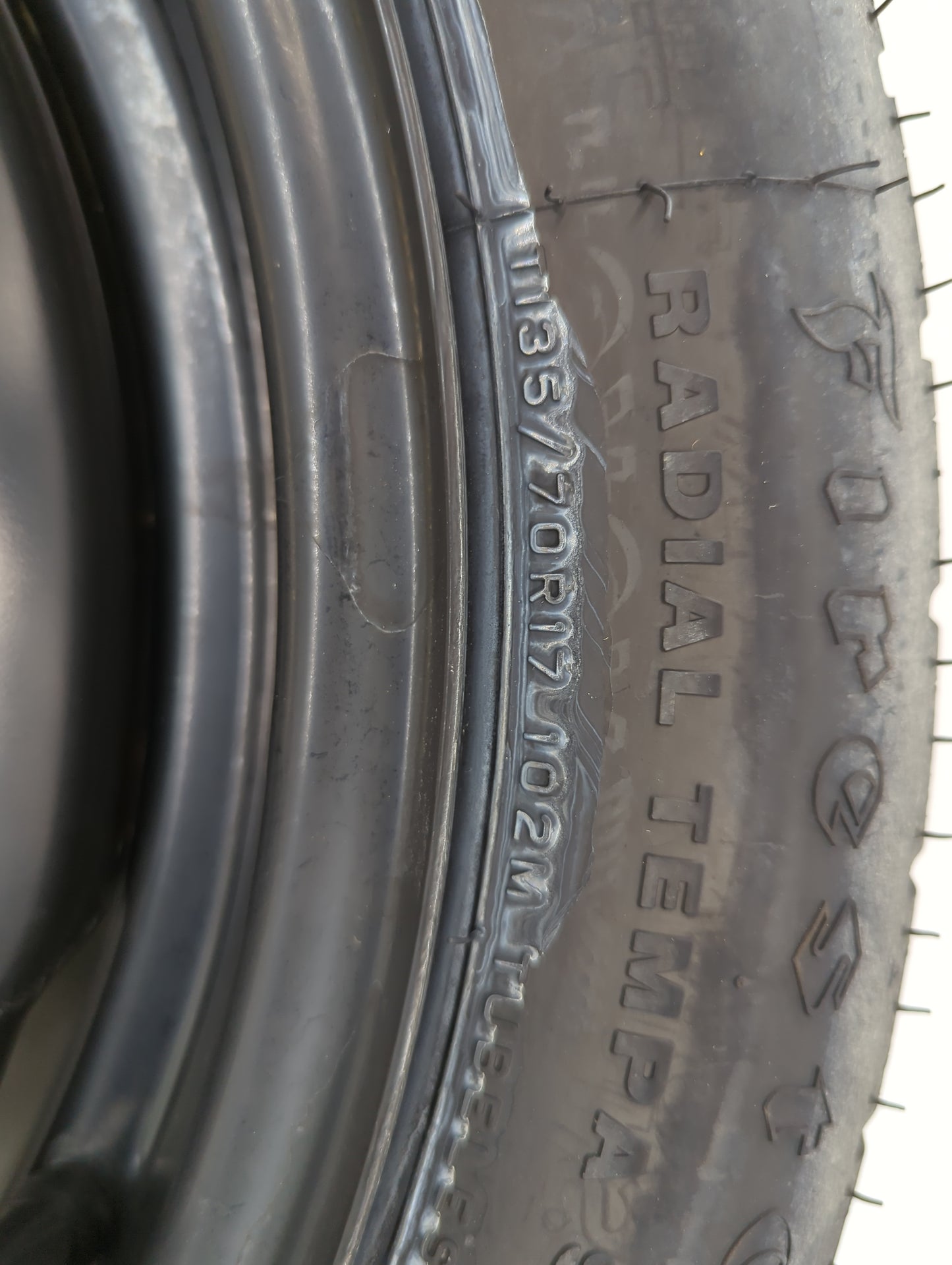 2010-2014 Subaru Legacy Spare Donut Tire Wheel Rim Oem - Oemusedautoparts1.com