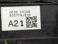 2013-2014 Subaru Legacy Master Power Window Switch Replacement Driver Side Left P/N:83071AJ21A Fits Fits 2013 2014 OEM Used 