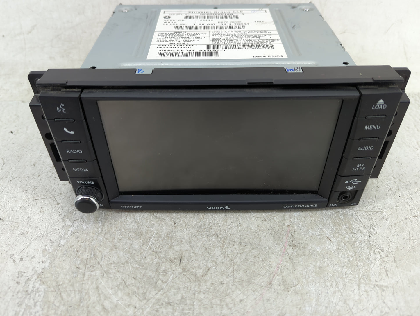 2014 Subaru Legacy Radio AM FM Cd Player Receiver Replacement P/N:P68245851AB Fits OEM Used Auto Parts - Oemusedautoparts1.c