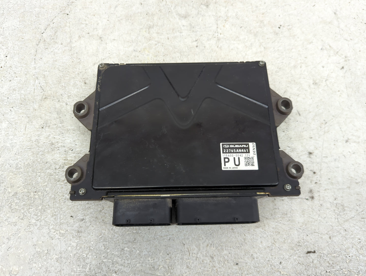 2013-2014 Subaru Legacy PCM Engine Control Computer ECU ECM PCU OEM P/N:22765AN461 115600-0042 Fits Fits 2013 2014 OEM Used 