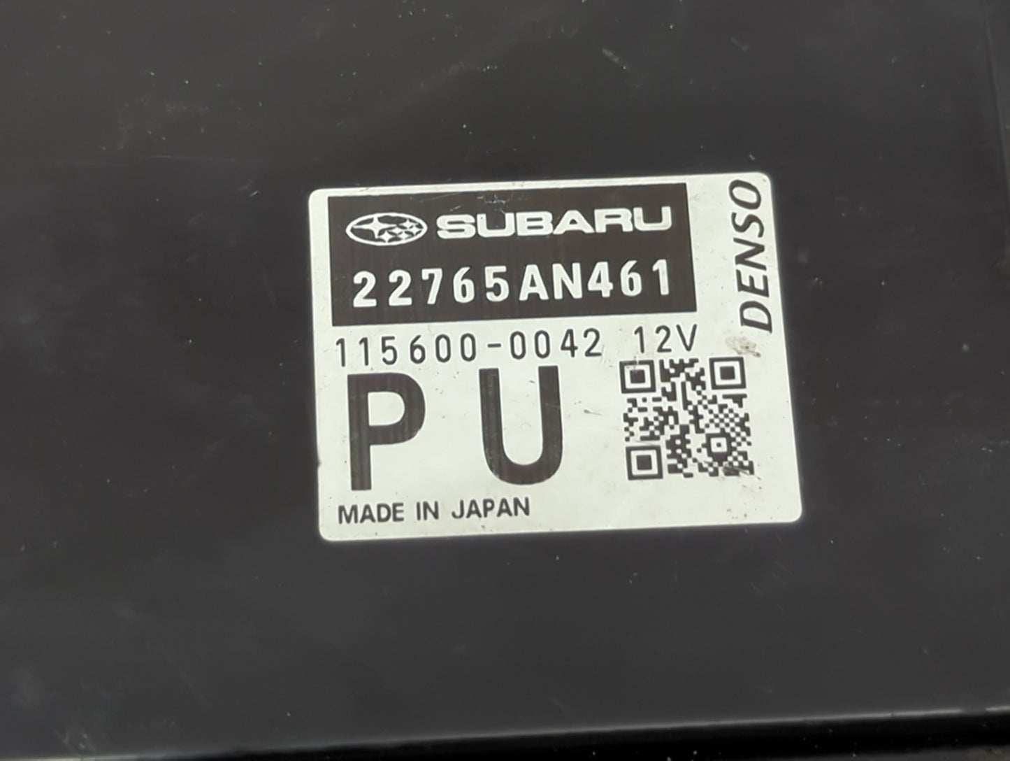 2013-2014 Subaru Legacy PCM Engine Control Computer ECU ECM PCU OEM P/N:22765AN461 115600-0042 Fits Fits 2013 2014 OEM Used 