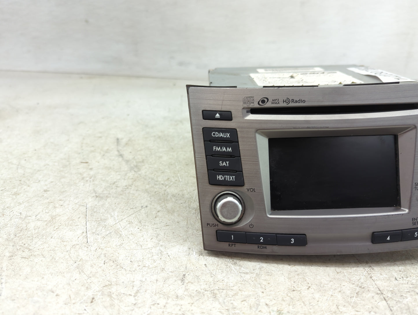 2013-2014 Subaru Legacy Radio Control Panel Silver - Oemusedautoparts1.com