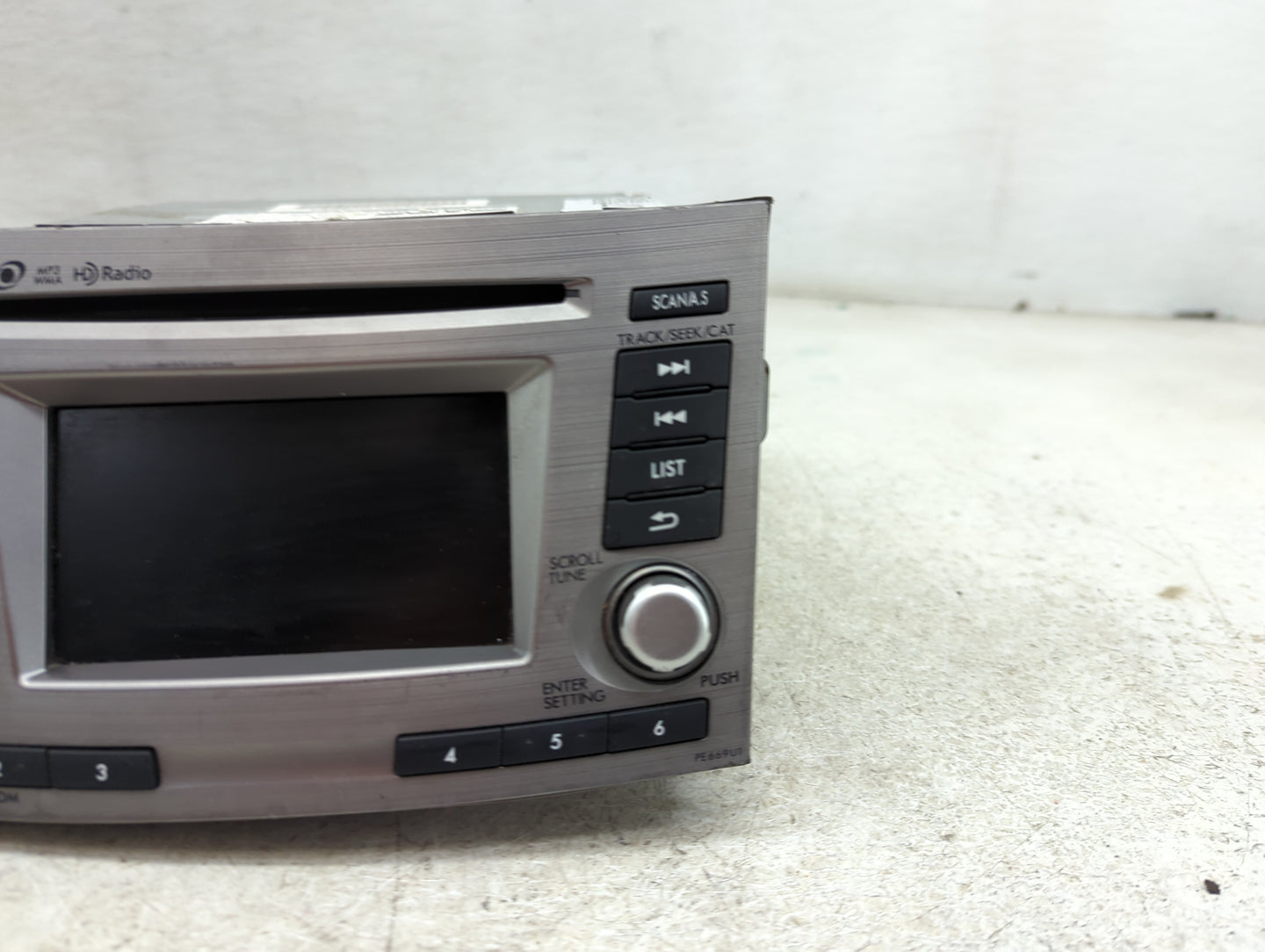 2013-2014 Subaru Legacy Radio Control Panel Silver - Oemusedautoparts1.com