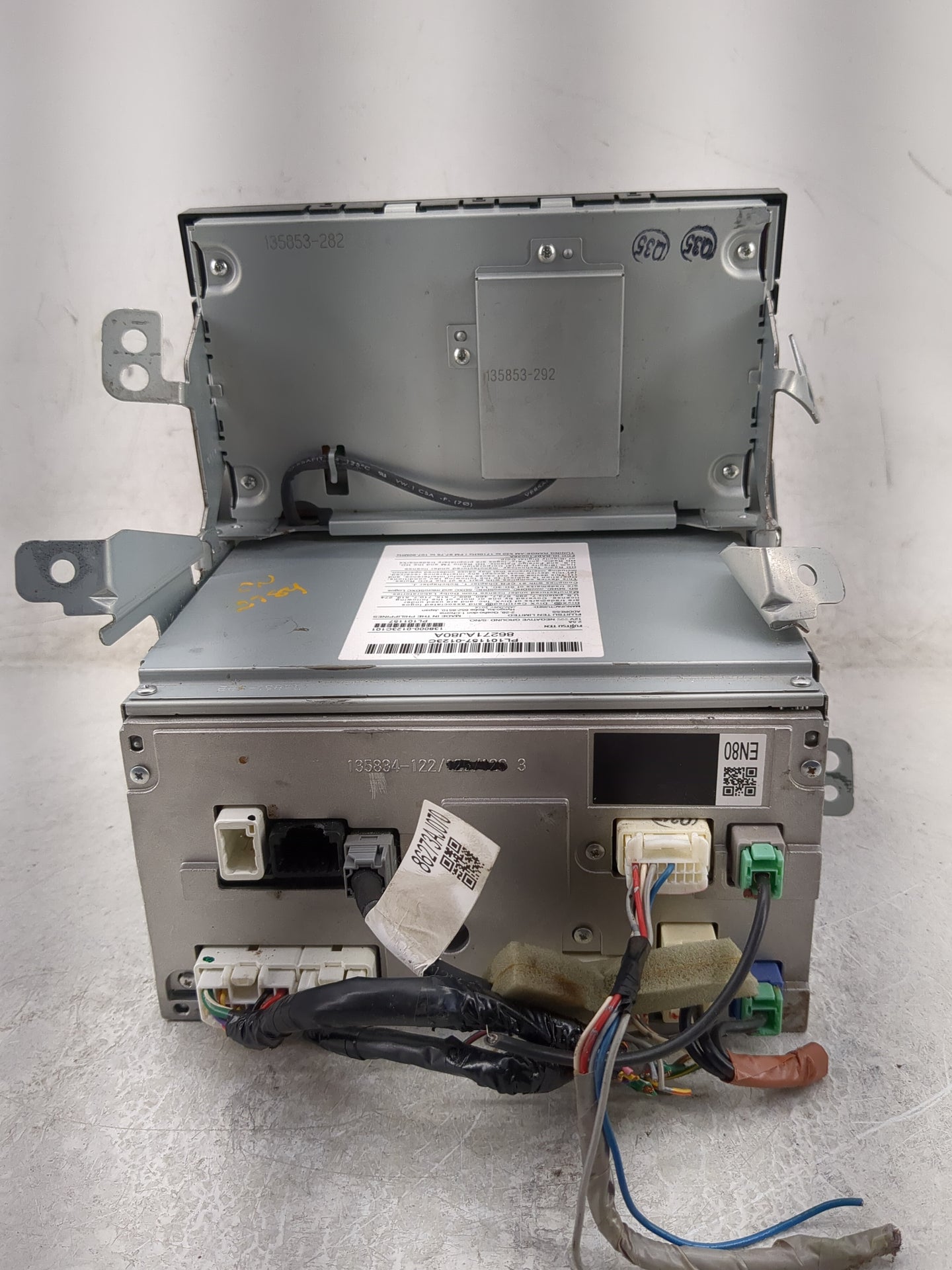 2014 Subaru Legacy Radio AM FM Cd Player Receiver Replacement P/N:86271AJ80A P68245851AB Fits OEM Used Auto Parts - Oemuseda