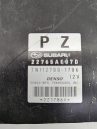 2013-2014 Subaru Legacy PCM Engine Control Computer ECU ECM PCU OEM P/N:22765AE07D TN112700-1786 Fits Fits 2013 2014 OEM Use