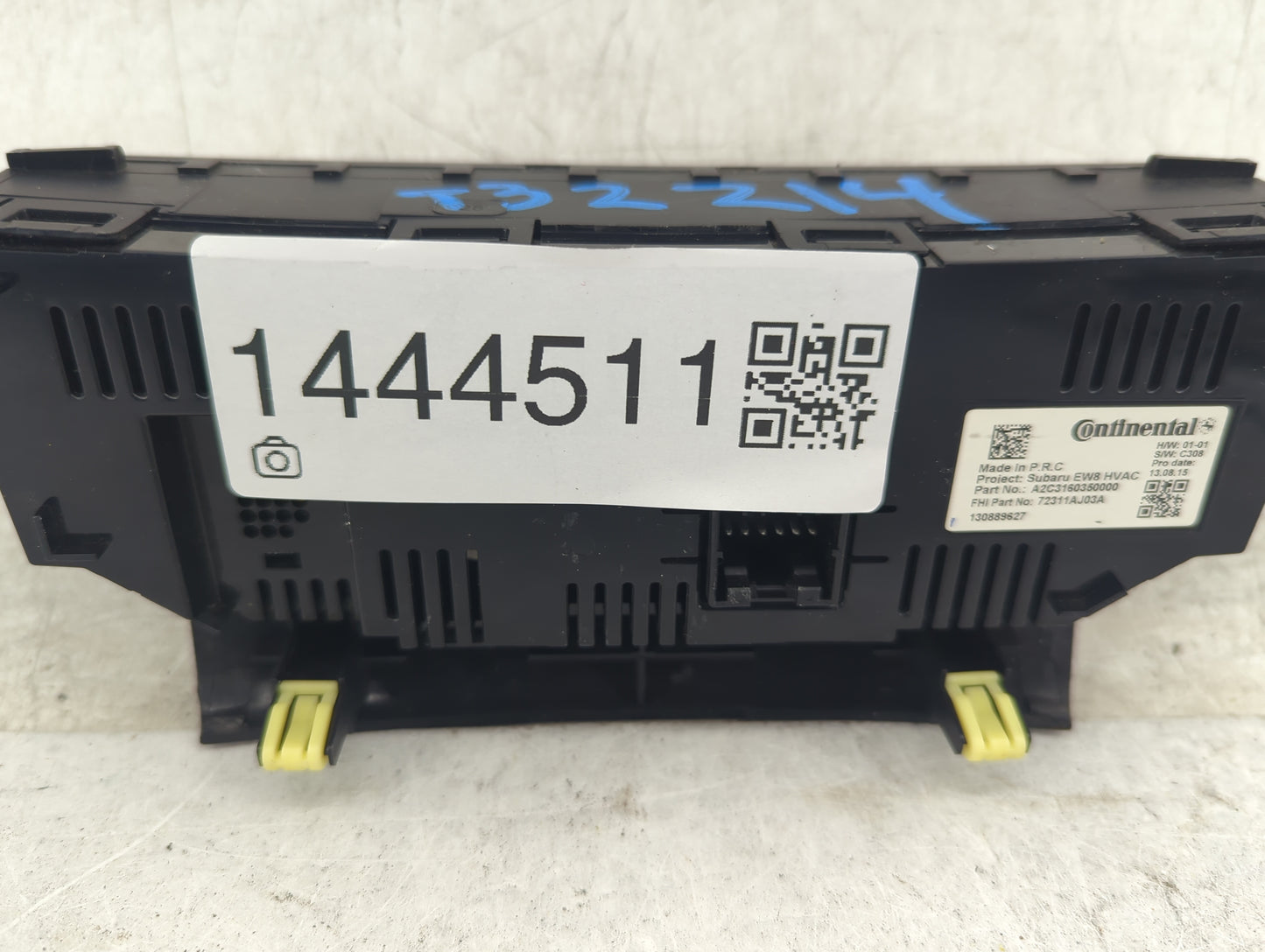 2010-2014 Subaru Legacy Climate Control Module Temperature AC/Heater Replacement P/N:A2C3160350000 72311AJ03A Fits OEM Used 