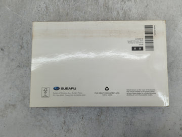 2014 Subaru Legacy Owners Manual Book Guide P/N:A2500BE-B OEM Used Auto Parts