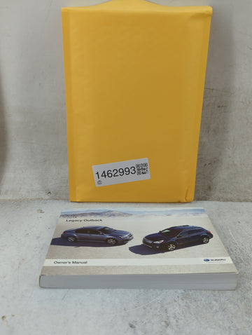 2014 Subaru Legacy Owners Manual Book Guide P/N:A2500BE-A OEM Used Auto Parts - Oemusedautoparts1.com