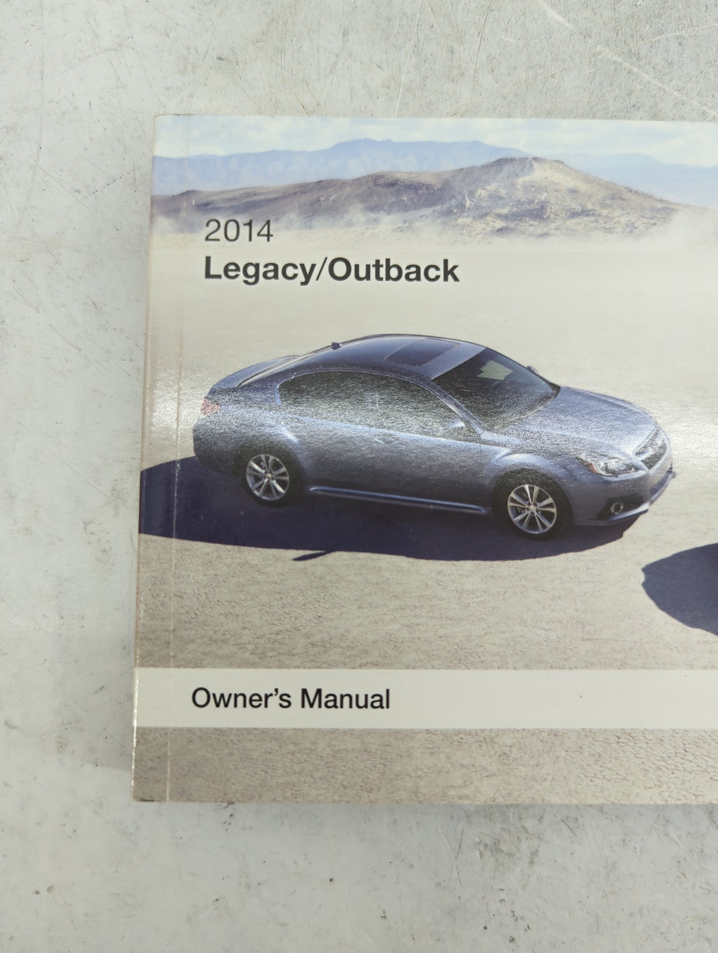 2014 Subaru Legacy Owners Manual Book Guide P/N:A2500BE-A OEM Used Auto Parts - Oemusedautoparts1.com