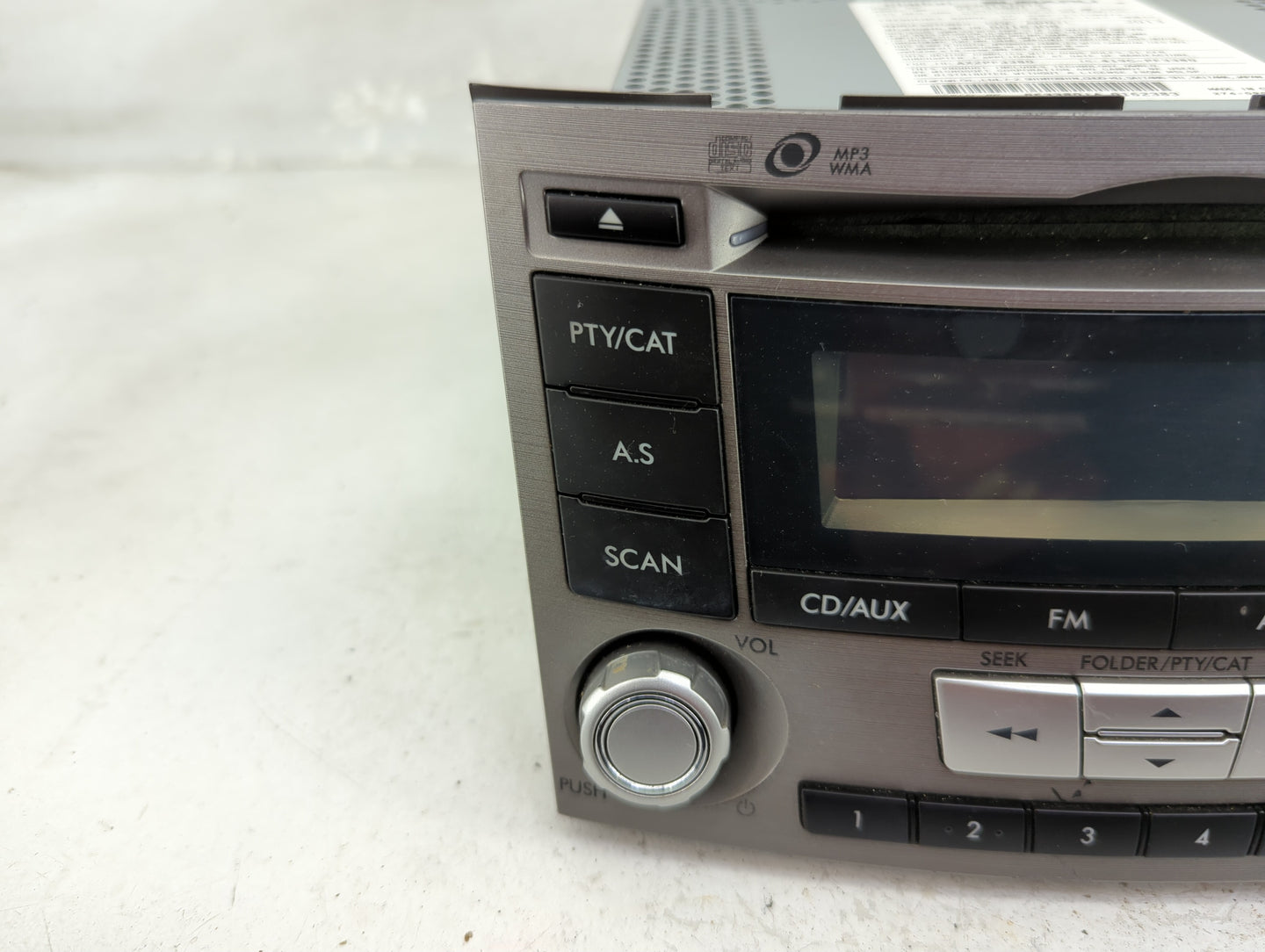 2012-2014 Subaru Legacy Radio AM FM Cd Player Receiver Replacement P/N:86201AJ61A PF-3380I-A, 86273AJ080 Fits Fits 2012 2013