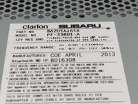 2012-2014 Subaru Legacy Radio AM FM Cd Player Receiver Replacement P/N:86201AJ61A PF-3380I-A, 86273AJ080 Fits Fits 2012 2013