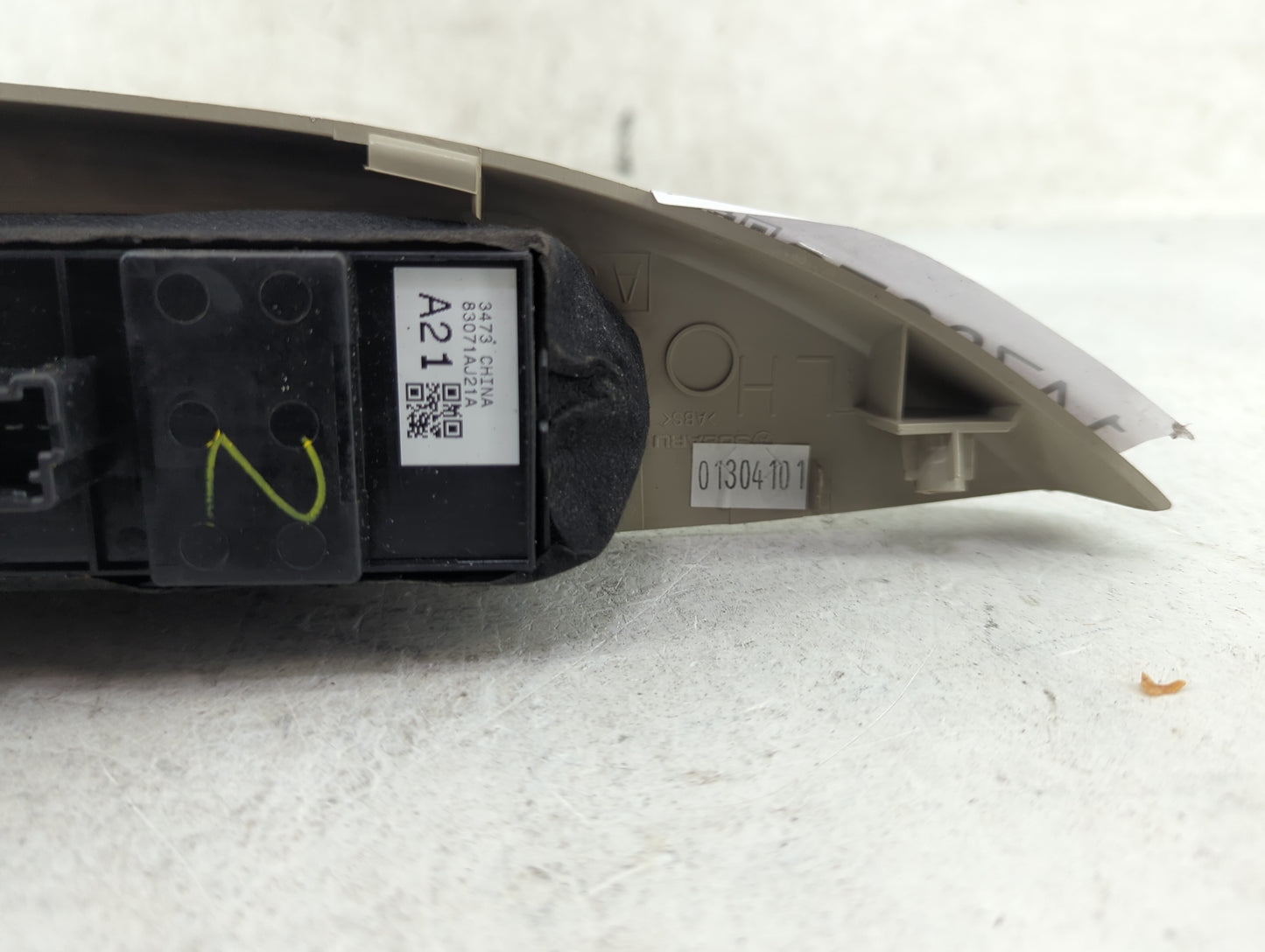 2013-2014 Subaru Legacy Master Power Window Switch Replacement Driver Side Left P/N:83071AJ21A Fits Fits 2013 2014 OEM Used 
