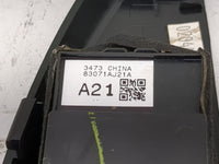 2013-2014 Subaru Legacy Master Power Window Switch Replacement Driver Side Left P/N:83071AJ21A Fits Fits 2013 2014 OEM Used 