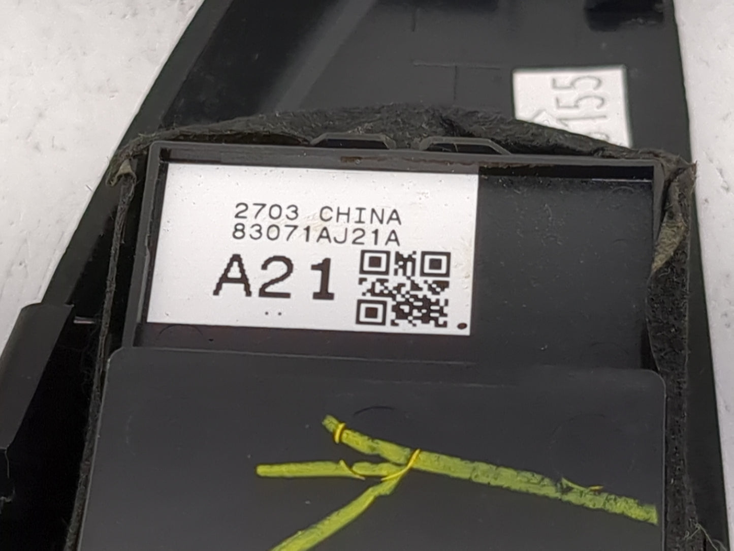 2013-2014 Subaru Legacy Master Power Window Switch Replacement Driver Side Left P/N:83071AJ21A Fits Fits 2013 2014 OEM Used 
