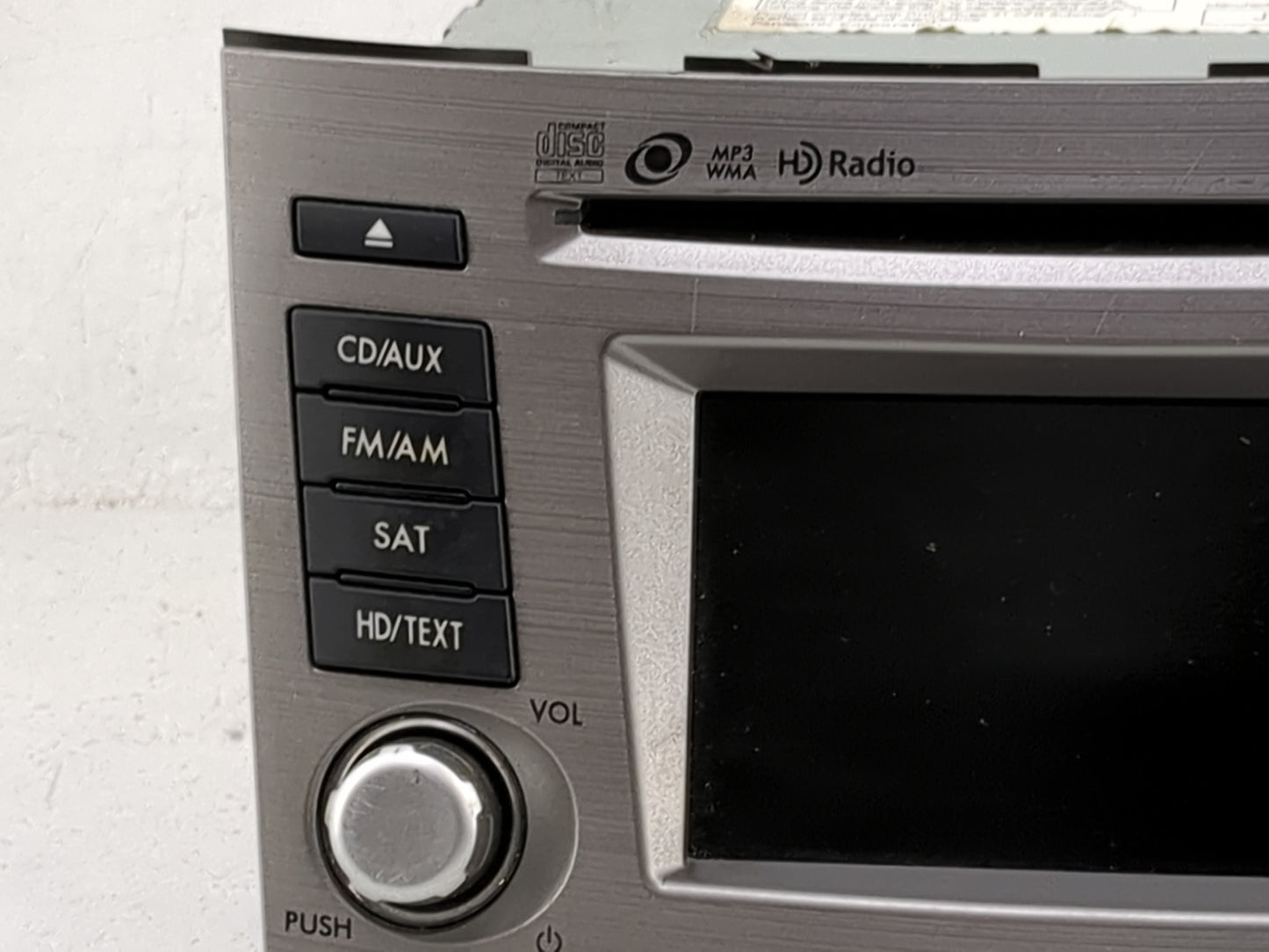 2012-2014 Subaru Legacy Radio AM FM Cd Player Receiver Replacement P/N:86201AJ66A CQ-FF13E04D Fits Fits 2012 2013 2014 OEM U