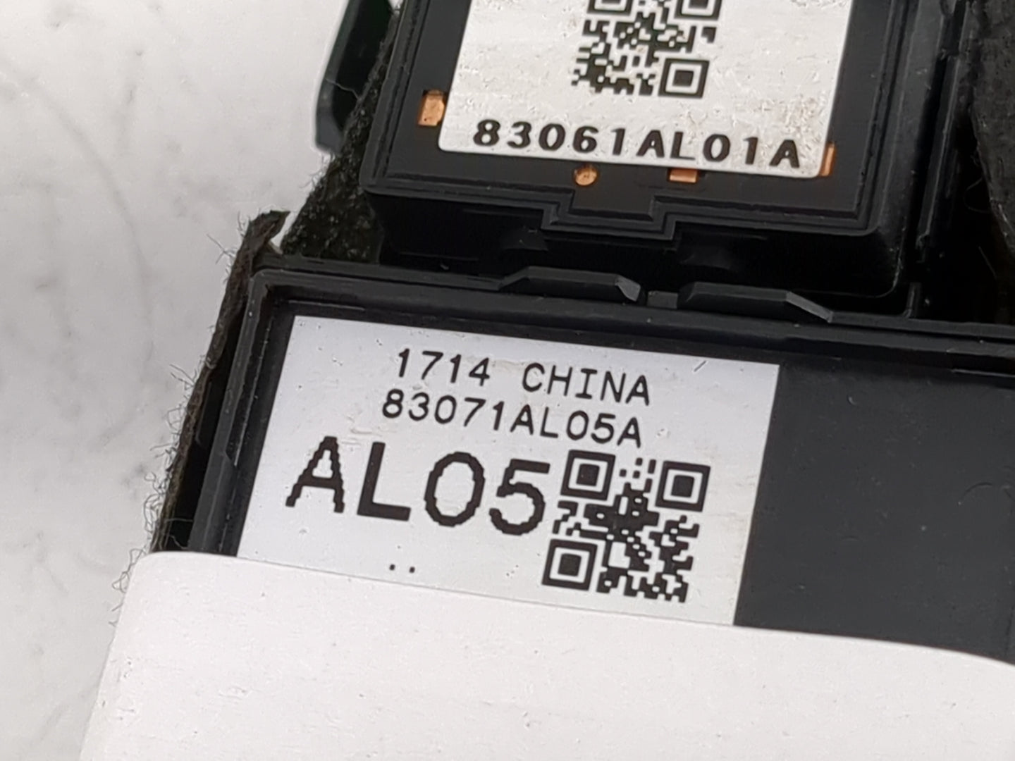 2015-2016 Subaru Legacy Master Power Window Switch Replacement Driver Side Left P/N:83071AL05A 83061AL01A Fits Fits 2015 201